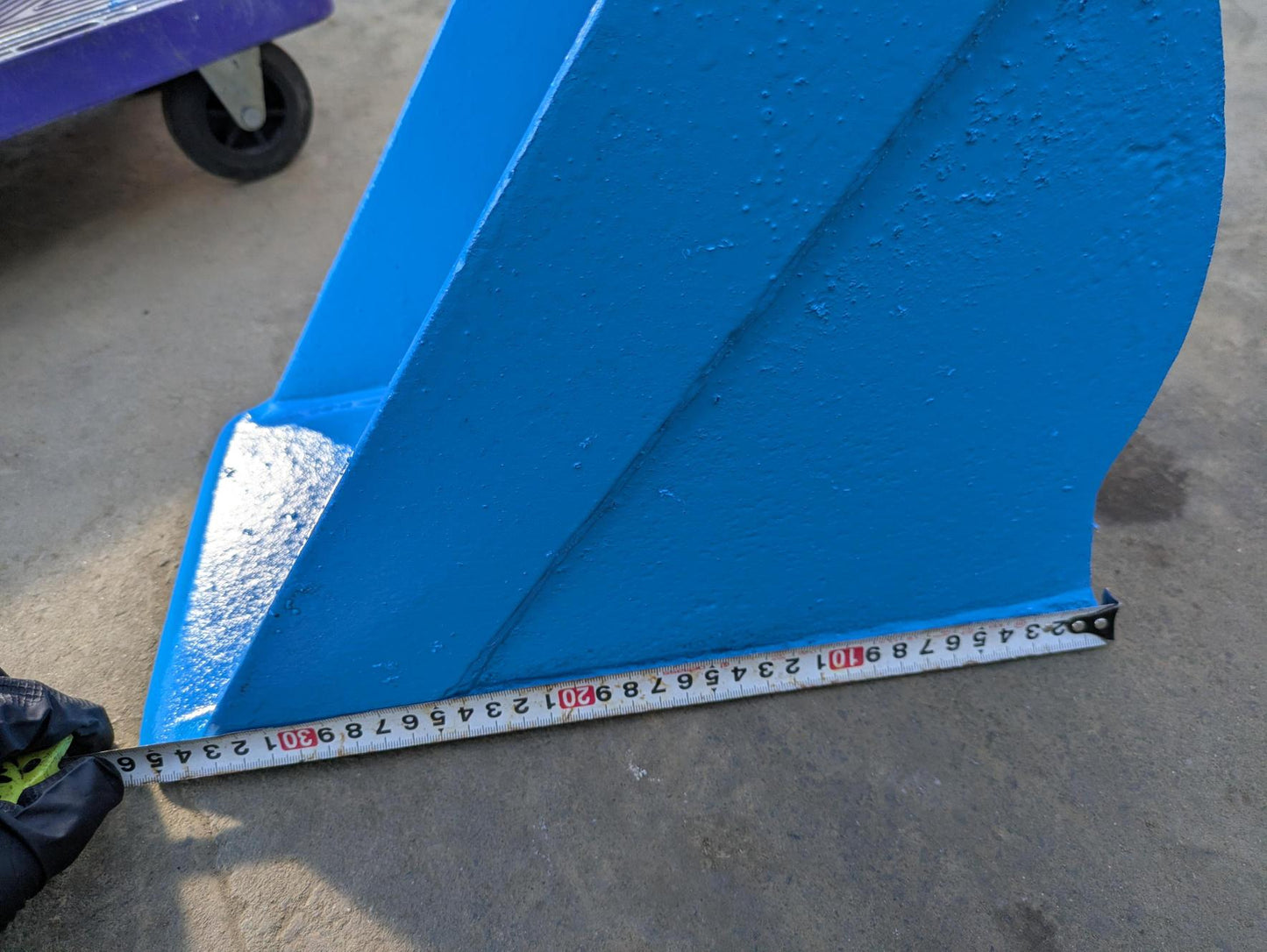 バケット　油圧ショベル　コマツ　アーム幅：90mm　ピン径：31.0mm　PC03-2Fから取り外し　（中古）