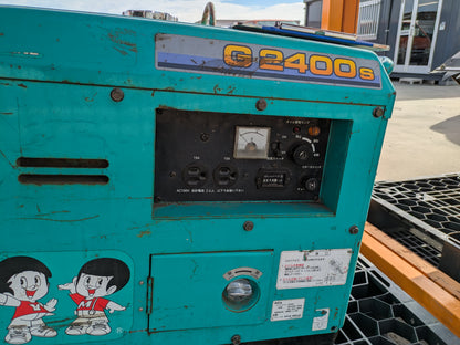 発電機　ヤンマー　G2400Sー6E　ガソリン 2.4kVA 100V （中古）