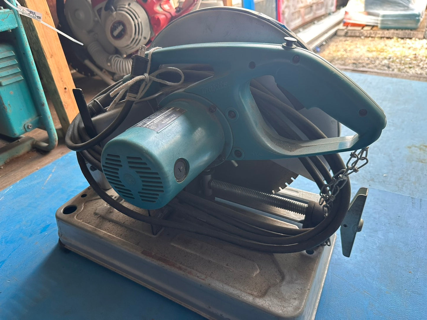 切断機　大村組　マキタ　2414NB　01678656　100V～15A　50-60Hz　（中古）