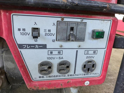 発電機     ホンダ　ET4500   動作確認：不動　　燃料：ガソリン    　（中古）