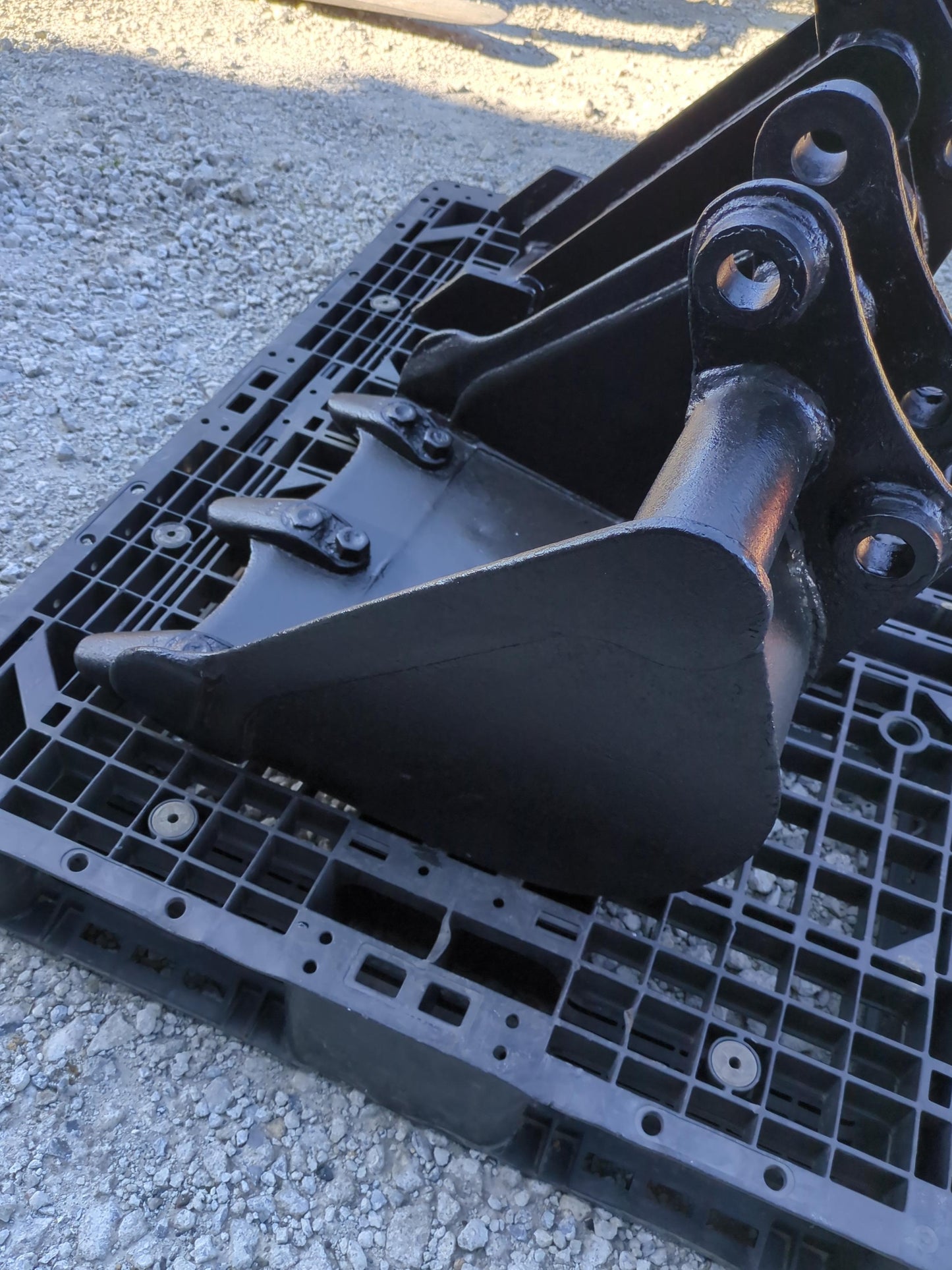 バケット　ユンボPC01-1で使用　アーム幅：120mm　ピン径：30m　幅：46cm（中古）