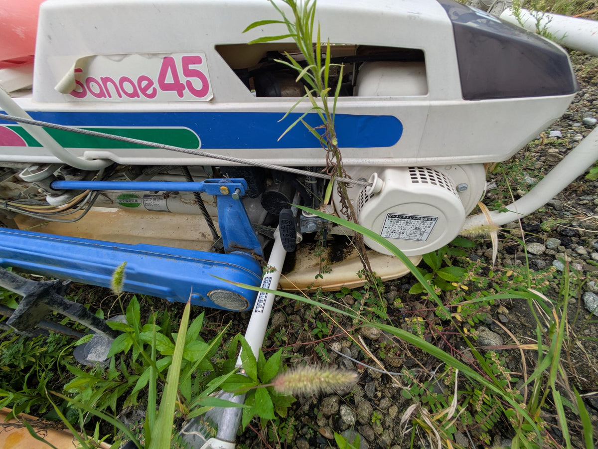 田植え機 土付苗用 イセキPS40 歩行4条植え不動 部品取り（中古）